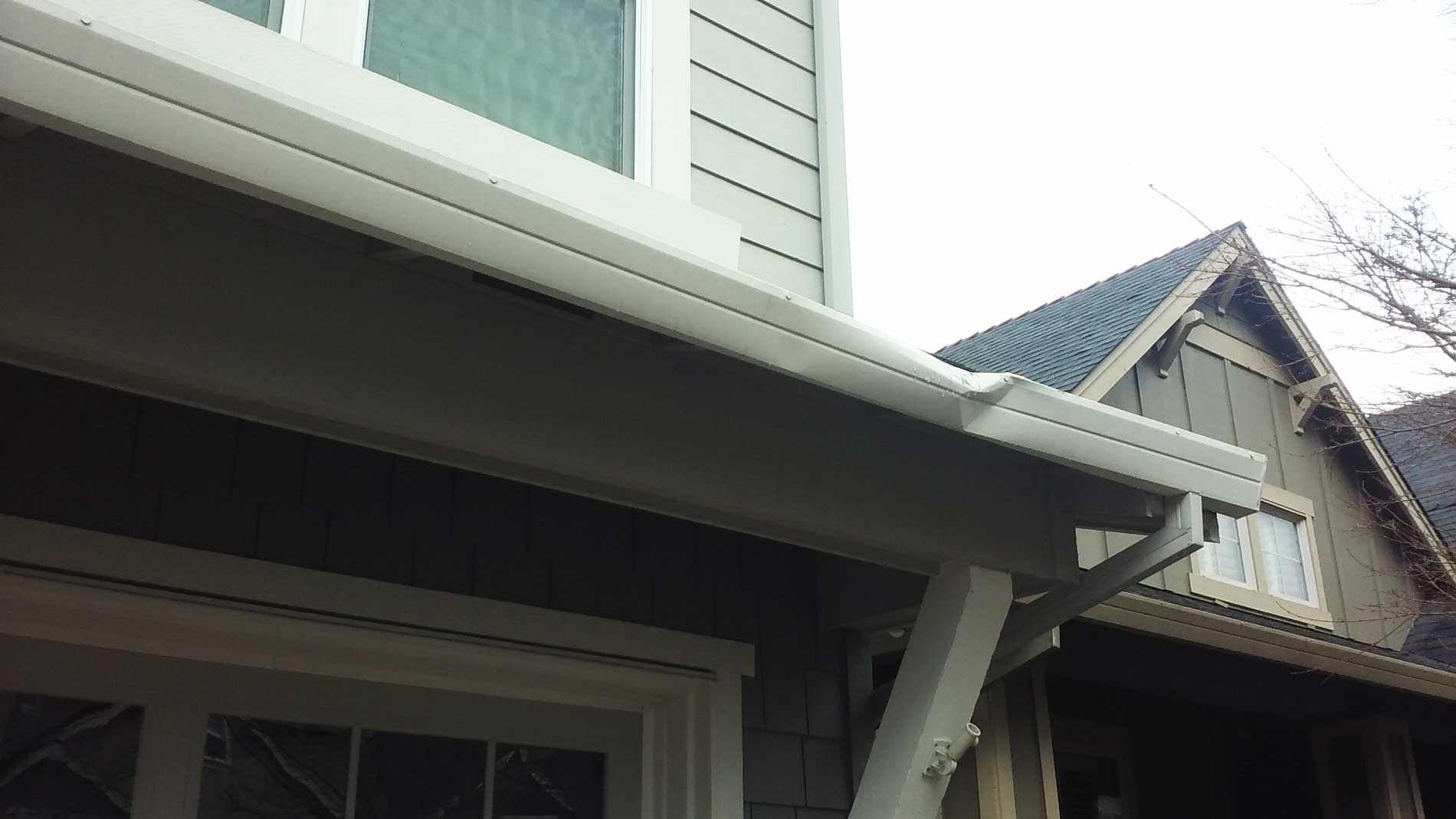 Seamless Rain Gutter Installation in Portland, Oregon Action Northwest